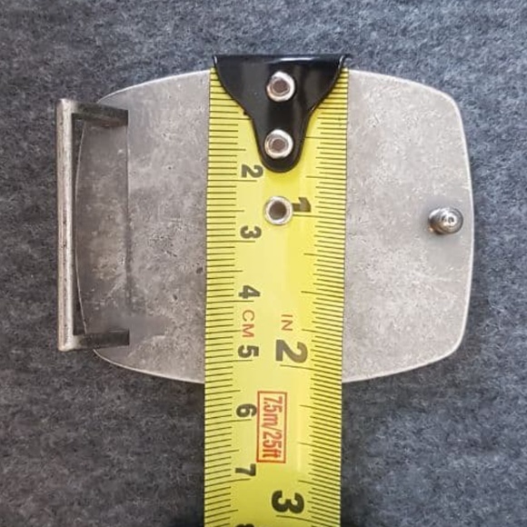 NWT 2 GUESS Belt Buckles - Rustic Silver - Picture 4 of 5